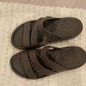 CROCS Women's Dark Brown Sandals